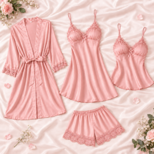 4 pcs silk